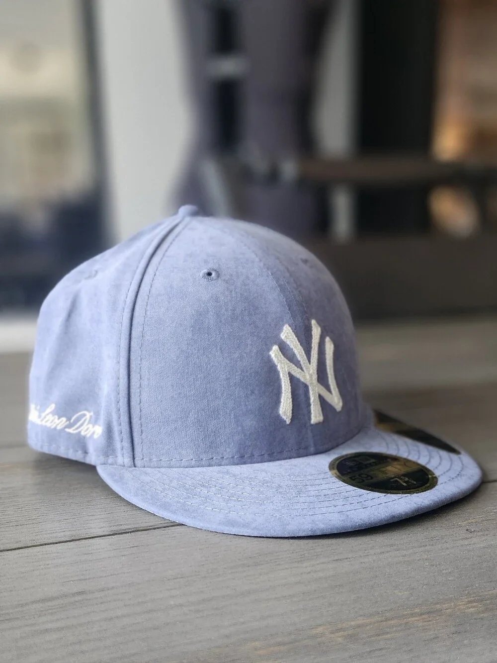 AIME LEON DORE RARE New Era Powder Blue New York Yankees Cap PEACHSKIN